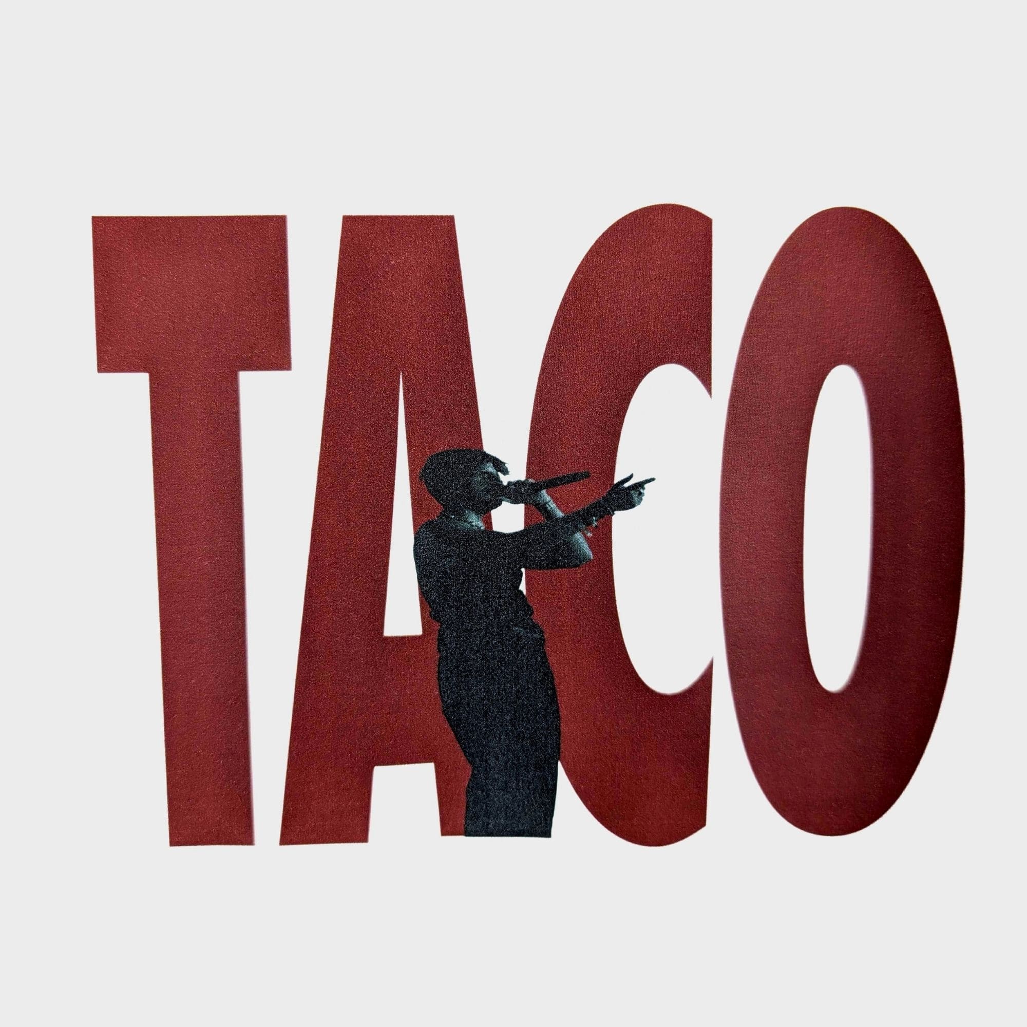 TACO napis Hemingway Nadruk Rap Real T-shirt