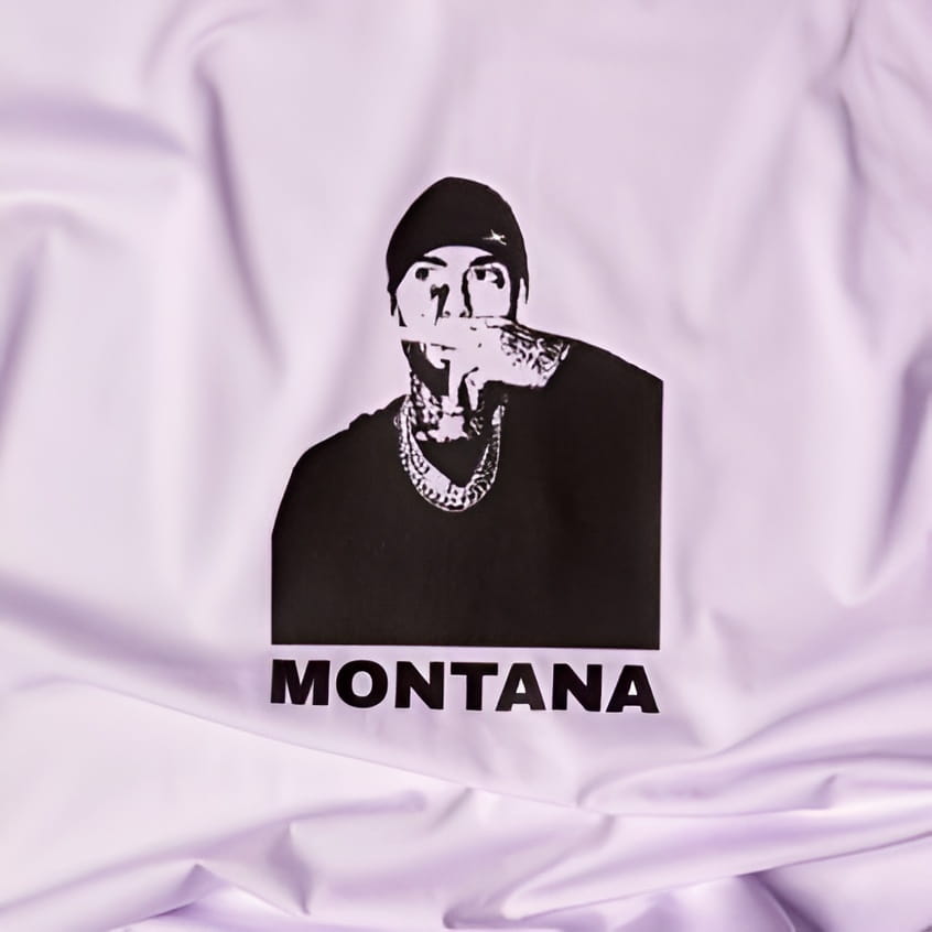 Nadruk Malik Montana Rap T-shirt Koszulka