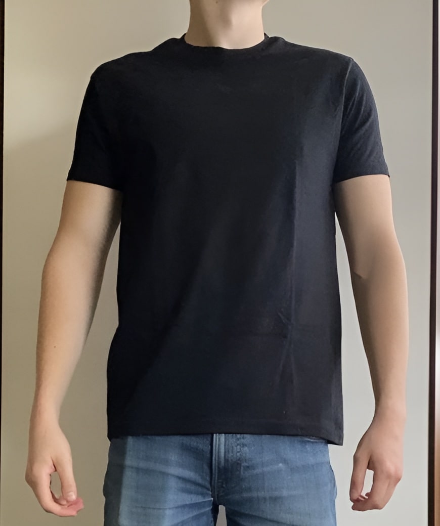 Koszulka Basic Regular Fit T-shirt (czarna)