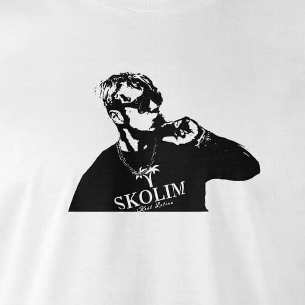 Nadruk Skolim Król Latino T-shirt Koszulka